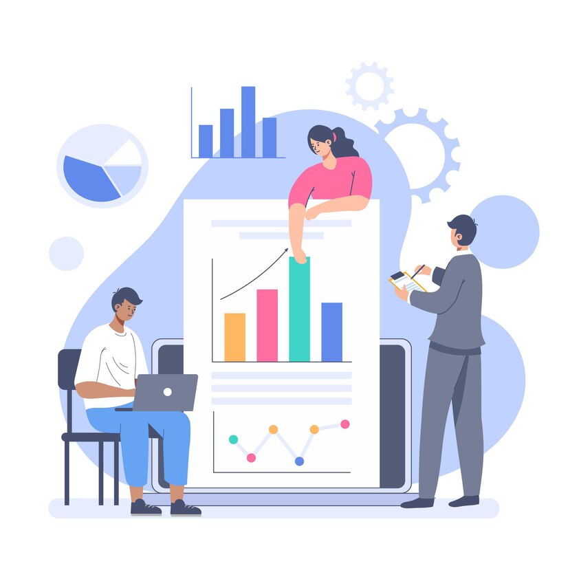 Statistics illustration
